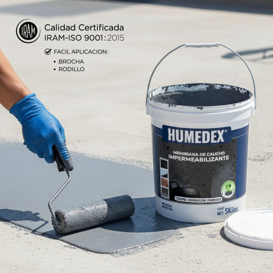 MEMBRANA DE CAUCHO IMPERMEABLE HUMEDEX® - Sellador de caucho 5 en 1!