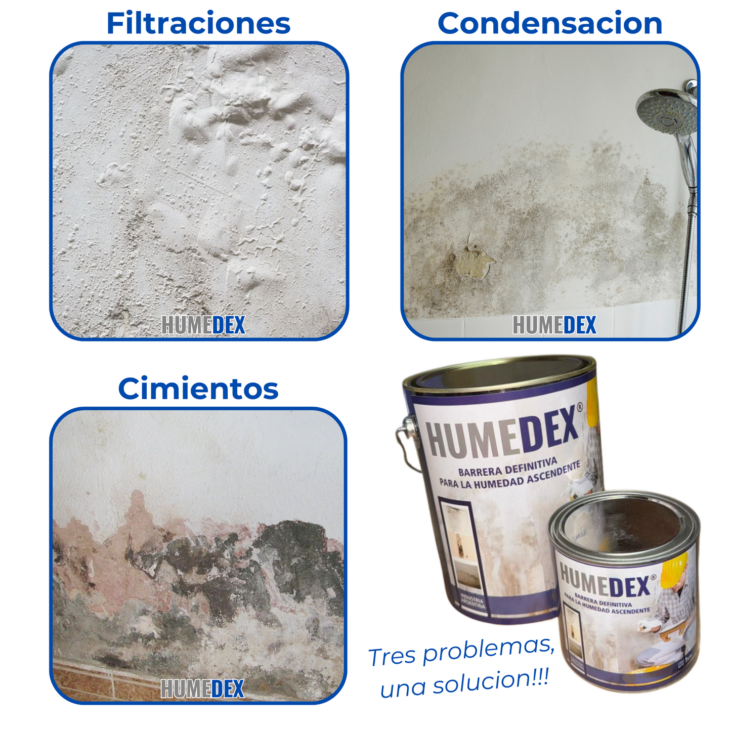 BLOQUEADOR DE HUMEDAD HUMEDEX® - Sellador antihumedad unico en el pais!