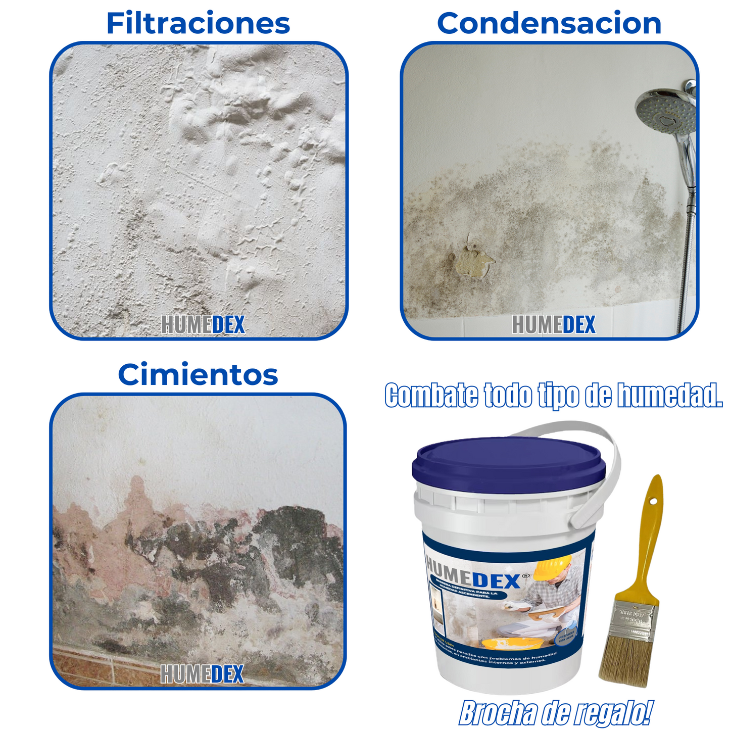 BLOQUEADOR DE HUMEDAD HUMEDEX® - Sellador antihumedad unico en el pais!