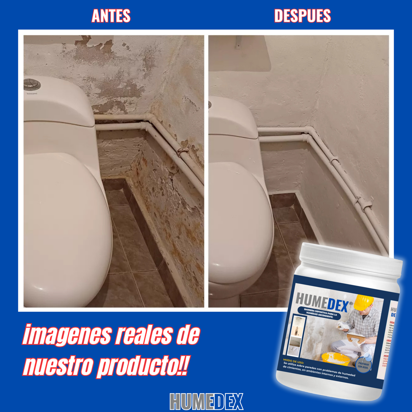 BLOQUEADOR DE HUMEDAD HUMEDEX® - Sellador antihumedad unico en el pais!